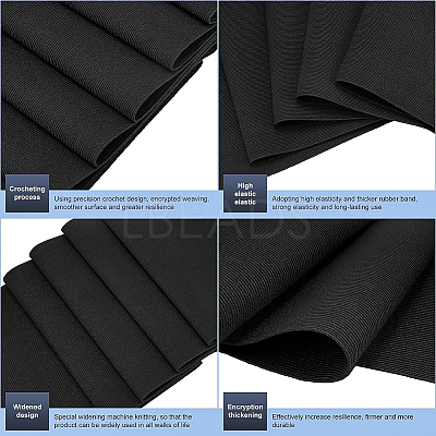 Latex Ultra Wide Flat Elastic Rubber Band EC-BC0001-32B-1