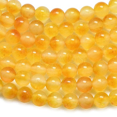 Natural Malaysia Jade Beads Strands G-L645-C01-6mm-27-1