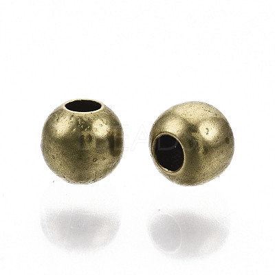 Brass Beads KK-R141-4mm-01C-NF-1