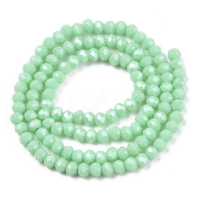 Electroplate Glass Beads Strands EGLA-A034-P3mm-A20-1