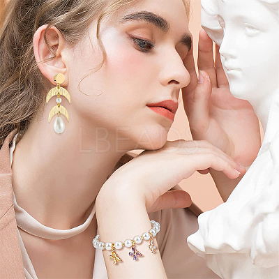 20Pcs Flat Round Brass Stud Earring Findings KK-BBC0013-96D-1