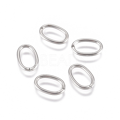 Tarnish Resistant 304 Stainless Steel Open Jump Rings STAS-L234-144B-1