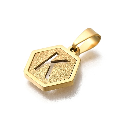 304 Stainless Steel Charms STAS-H227-01G-K-1