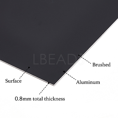 3 Sheets Rectangle Aluminum Sheets TOOL-GF0003-09D-1