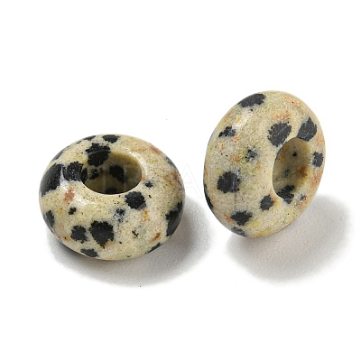 Natural Dalmatian Jasper Beads X-G-Q173-03A-24-1