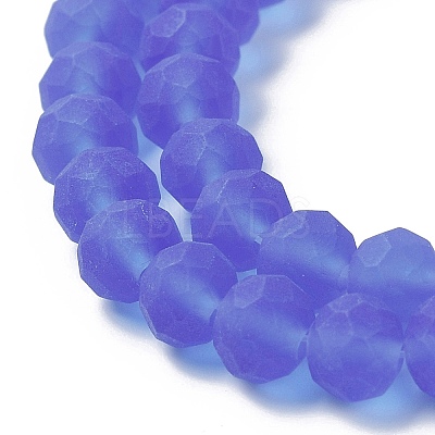 Transparent Glass Beads Strands EGLA-A034-T6mm-MD31-1