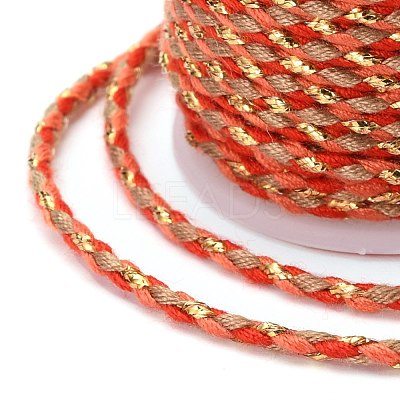 4-Ply Polycotton Cord with Metallic Thread OCOR-Z003-D37-1