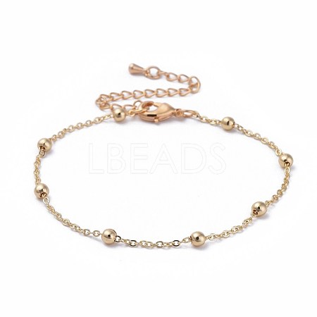 Brass Cable Chain Bracelets X-BJEW-JB04528-02-1