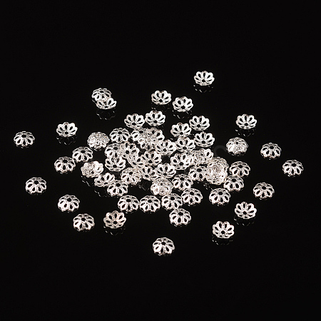 Brass Bead Caps EC134-P-1
