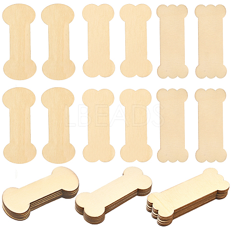 60Pcs 3 Styles Wood Thread Winding Boards DIY-SC0031-10A-1