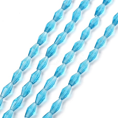 Transparent Glass Beads GLAA-P001-01A-04-1