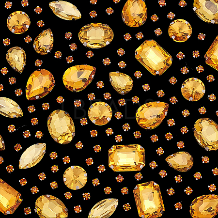 156Pcs 7 Styles Sew on Rhinestone DIY-SP0007-30C-1
