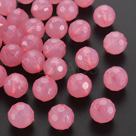 Imitation Jelly Acrylic Beads MACR-S373-97A-E03-1