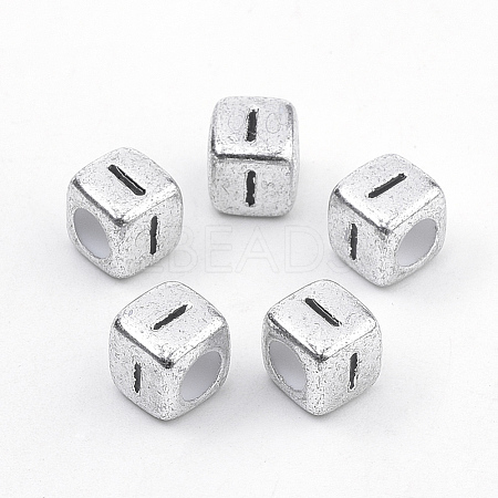Plated Acrylic Beads PB43C9308-I-1