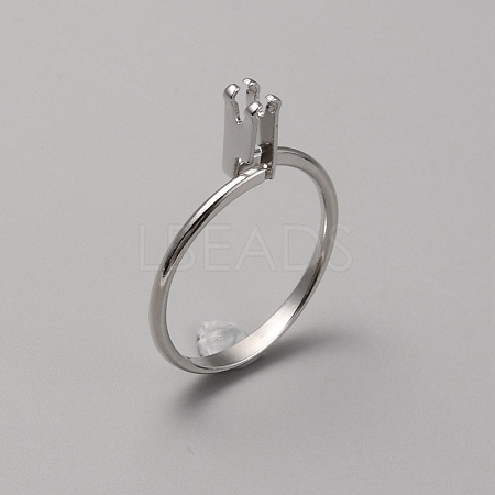 Aluminium Alloy Finger Rings Components FIND-WH0111-275A-P-1