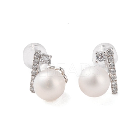 925 Sterling Silver Studs Earring EJEW-H002-23P-1