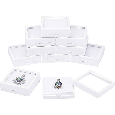Acrylic Jewelry Box LS-CON-WH0074-02A-1