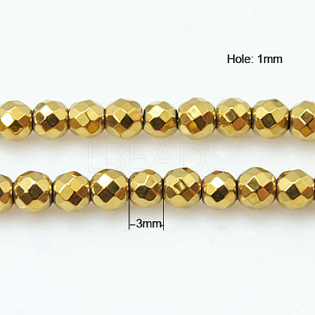 Non-Magnetic Synthetic Hematite Beads Strands G-E001-13-1