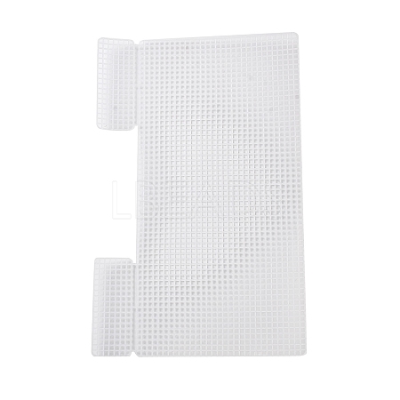 Rectangle Plastic Mesh Canvas Sheets DIY-H169-07B-1