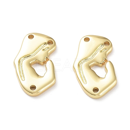 Rack Plating Eco-Friendly Brass Connector Charms KK-Z036-04G-1