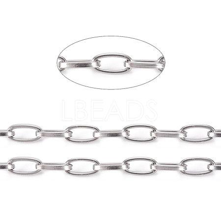 Tarnish Resistant 304 Stainless Steel Cable Chains CHS-L022-03P-1