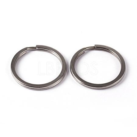 Tarnish Resistant 304 Stainless Steel Split Key Rings STAS-G130-41P-1