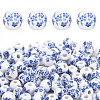 CHGCRAFT 200Pcs Handmade Porcelain Beads PORC-CA0001-14-1