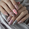 Stainless Steel DIY Nail Art Templates MRMJ-WH0092-034-5