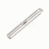 Iron Slide On End Clasp Tubes LS-X-IFIN-R212-3.0cm-P-2