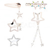 10pcs Iron Alloy Snap Hair Clips PHAR-CP0001-25-1