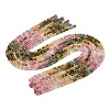 Gradient Color Natural Multicolor Tourmaline Beads Strands G-D110-E02-03-3