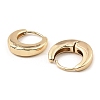 Brass Hoop Earrings EJEW-I289-20B-KCG-2