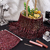 5M Sparkle Polyester Tassel Lace Trim OCOR-OC0001-38B-5