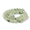 Natural White Jade Imitation Prehnite Beads Strands G-I299-F12-8mm-2