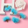 Faux Mink Fur Tassel Pendant Decorations FIND-YW0002-24I-5