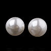 Eco-Friendly Plastic Imitation Pearl Beads X-MACR-S277-6mm-E-2