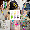 20Pcs UV Plating Opaque Acrylic European Beads OACR-TADJ0001-16P-6