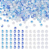 405Pcs Eletroplated Transparent Glass Beads GLAA-TA0003-66A-1