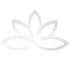 Lotus Acrylic Mirror Wall Stickers OACR-WH0032-04A-1