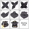 Graduation Cap Shaped Paper Gift Box CON-WH0072-76-3