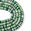 Handmade Polymer Clay Beads Strands CLAY-R089-8mm-T011-5