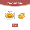 Resin Gold Ingot Mini Model DJEW-FH0001-43B-2