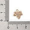 Brass Micro Pave Cubic Zirconia Charms KK-C062-046G-01-3