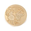 Animal Insect Theme Golden Plated Wax Seal Brass Stamp Head STAM-K001-03G-09-2