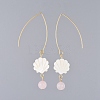 Shell Dangle Earrings EJEW-JE03757-06-2