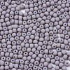 Frosted Colours Glass Beads SEED-S040-03A-06-3