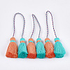 Polycotton(Polyester Cotton) Tassel Big Pendant Decorations FIND-S302-01E-1