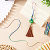 2 Rolls Segment Dyed Cotton Twisted String Cord OCOR-TA0002-95C-7