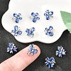 SHEGRACE Butterfly Brass Micro Pave Cubic Zirconia Spacer Bars XGRQ5K576-825P-B-4