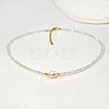 Natural Freshwater Pearl & Glass Beaded Necklaces for Women AC5368-10-1